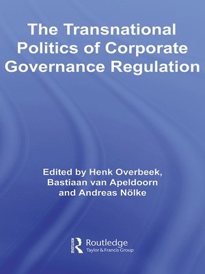 cover image of The Transnational Politics of Corporate Governance Regulation
